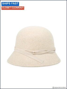 Wool Cloche Bucket Hat Winter Felt Vintage Fedora Bowler Adjustable
